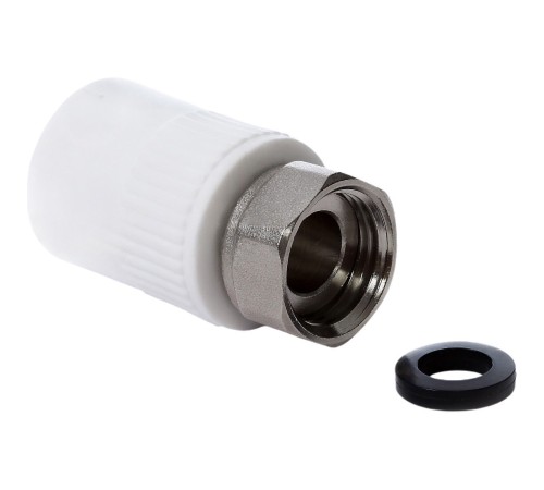 Муфта FUSITEK с накидной гайкой PP-R 20х3/4quot;, ВР, FT05201