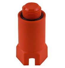 Заглушка длинная MVI 1/2 красная (10)