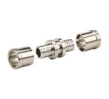 Муфта VARMEGA ремонтная, 16x2.0, в комплекте с гильзами, латунь, VM50650 Муфта VARMEGA ремонтная, 16x2.0, в комплекте с гильзами, латунь, VM50650