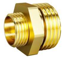 Ниппель переходной LD DN15х10 нр-нр, латунь