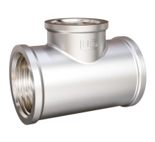 Тройник переходной LD DN25х15х25 внутренняя резьба, латунь никелированная (с биркой)