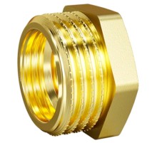 Футорка LD Pride DN15х10 латунь никель (с биркой)