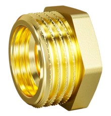 Футорка LD Pride DN25х20 (1quot;НР х 3/4quot; ВР) латунь (бирка)