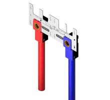 Набор HENCO 4 водорозетки,4 пласт.коробки для вн.монтажа,2 планки для крепл.вод, латунь пресс 20х1/2