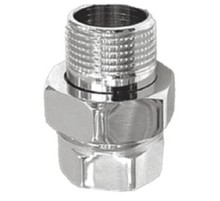 Соединитель VIEIR прямой, разъемный (американка) ВН 1/2quot; хром HJX33