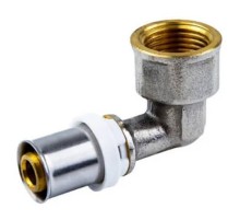 Угольник STI пресс латунь ДН 16х 1/2quot;х90гр ВР