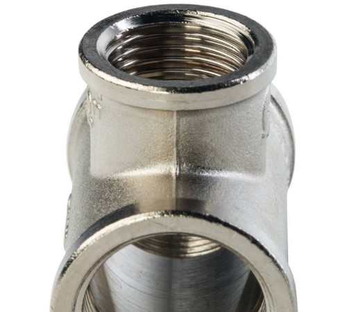 Тройник переходной STOUT никелированный ВВ 3/4quot;х1/2quot;х3/4quot;