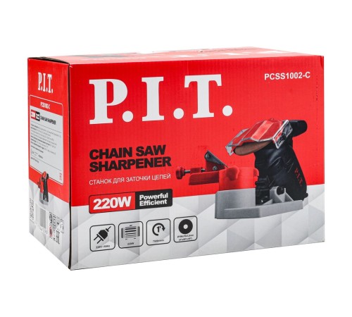 Станок P.I.T. для заточки цепи PCSS1002-C (220Вт, 7500об/мин, 100х10х3,2мм) Станок P.I.T. для заточки цепи PCSS1002-C (220Вт, 7500об/мин, 100х10х3,2мм)