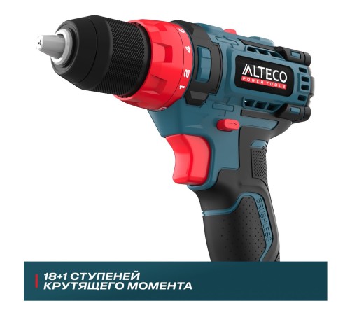 Шуруповёрт ALTECO дрель аккумуляторная бесщеточная CD 21-45 BL X2 (CD 1813Li BL X2)