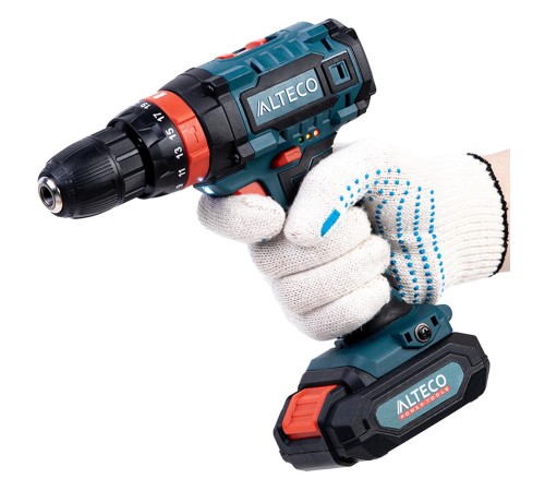 Шуруповерт ALTECO дрель аккумуляторная CID 0414 / 16V ударная (CID 1610.1)