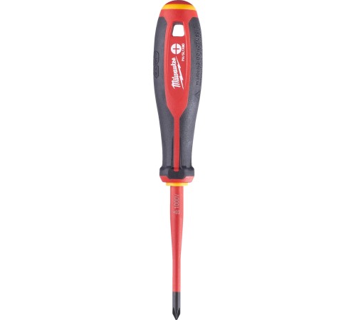 Отвертка Milwaukee диэлектрическая VDE PH/SL1 x80 трехгранная рукоятка