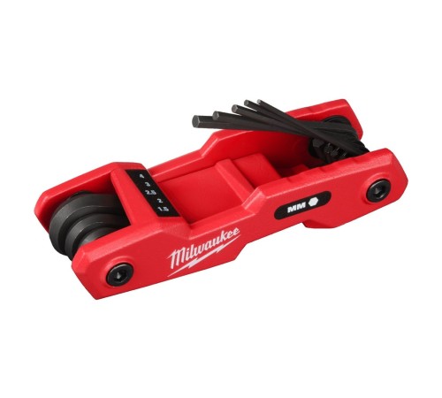 Набор шестигранных ключей Milwaukee складные (8) 4932480978 Набор шестигранных ключей Milwaukee складные (8) 4932480978