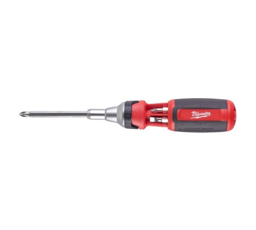 Отвертка Milwaukee универсальная с трещоткой 9 в 1 (PH1/PH2/PZ1/PZ2/T15/T20/SL 5.5) Отвертка Milwaukee универсальная с трещоткой 9 в 1 (PH1/PH2/PZ1/PZ2/T15/T20/SL 5.5)