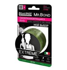 Лента универсальная Mr.Bond самовулканизирующаяся, 25,4мм*3м*0,5мм QS EXTREME, оливковый