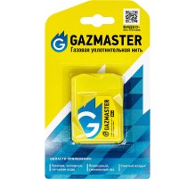 Нить уплотнительная СантехМастер газовая GAZMASTER, бокс 25м Нить уплотнительная СантехМастер газовая GAZMASTER, бокс 25м