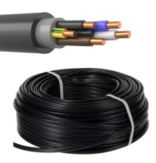 Кабель силовой ВВГнг(А)-LS-П 5х1,5b ГОСТ (бухта 100 м)