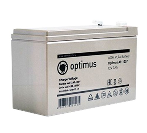 Аккумулятор резервный ZONT АP 1207 Optimus 7A/h Аккумулятор резервный ZONT АP 1207 Optimus 7A/h