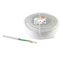 Провод TDM ELECTRIC ПВСмб 3х1,5 (20) белый