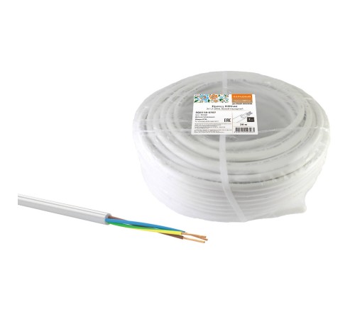Провод TDM ELECTRIC ПВСмб 3х1,5 (20) белый