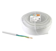 Провод TDM ELECTRIC ПВСмб 3х2,5 (50) белый