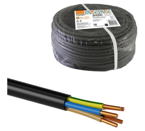 Провод TDM ELECTRIC ВВГмбнг(А)-LS 5х1,5 220/380 (50)