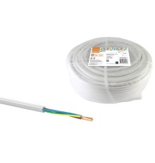 Провод TDM ELECTRIC ПВСмб 4х1 белый (100)