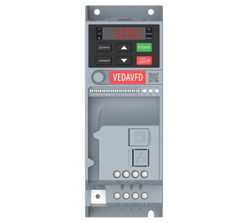 Преобразователь частотный VEDA Drive VF-51 0,75 кВт (380В,3 фазы) ABA00005 Преобразователь частотный VEDA Drive VF-51 0,75 кВт (380В,3 фазы) ABA00005