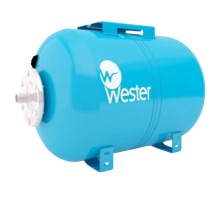 Гидроаккумулятор Wester горизонтальный Premium 50л 10 бар (к/ф из нерж.), WAO50P