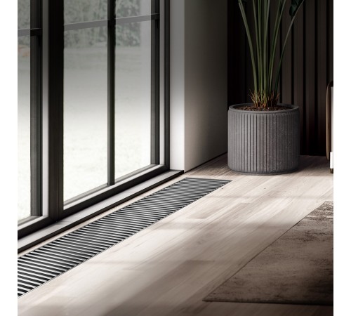 Конвектор внутрипольный Royal Thermo ATRIUM TURBO-90/250/1200-DG-U-NA