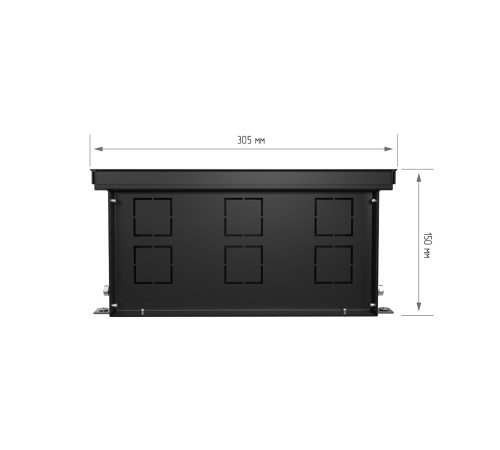 Конвектор внутрипольный Royal Thermo ATRIUM TURBO-150/300/2600-DG-U-NA