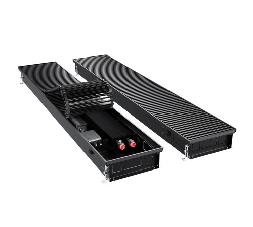 Конвектор внутрипольный Royal Thermo ATRIUM TURBO-90/250/2500-DG-U-BL