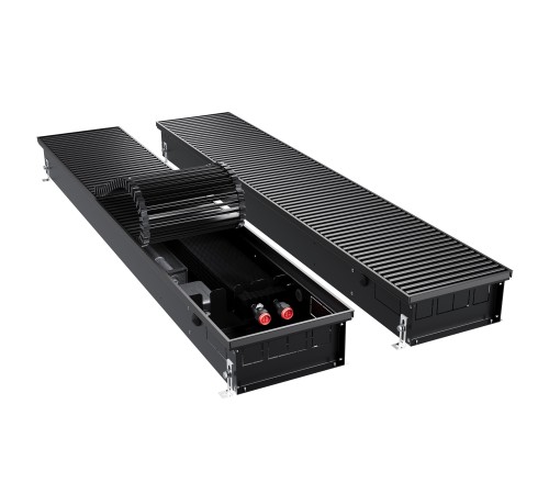 Конвектор внутрипольный Royal Thermo ATRIUM TURBO-110/250/2600-DG-U-BL