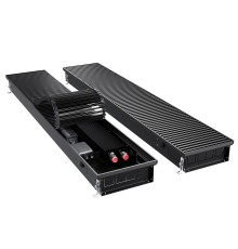 Конвектор внутрипольный Royal Thermo ATRIUM TURBO-90/250/2200-DG-U-BL