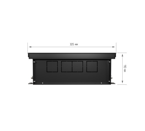 Конвектор внутрипольный Royal Thermo ATRIUM TURBO-110/300/2300-DG-U-NA