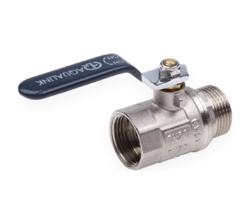 Кран шаровой AQUALINK ВН 1/2 ручка (10/120)