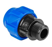 Муфта ПНД компрессионная НР 25*1/2quot; наружная резьба (VALFEX)