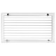 Решетка настенная однорядная SHUFT 1 WA 500x200