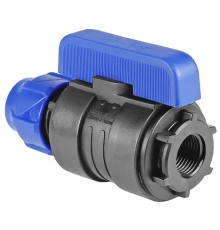 Шаровый кран ПНД компрессионный ВР 32*1" внутренняя резьба (VALFEX)