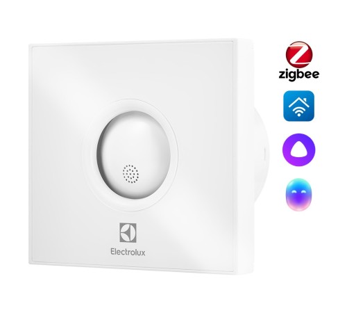 Вентилятор вытяжной серии Rainbow EAFR-100T white с таймером
