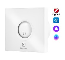 Вентилятор вытяжной серии Rainbow EAFR-150T white с таймером