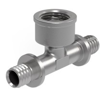 Тройник с внутренней резьбой 20×1/2"×20