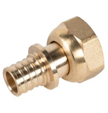 Муфта Royal Thermo ritable N аксиальная с нак.гайкой, латунь, 20х3/4 Муфта Royal Thermo ritable N аксиальная с нак.гайкой, латунь, 20х3/4