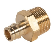Муфта Royal Thermo ritable радиальная переходная, латунь НР 20х3/4 Муфта Royal Thermo ritable радиальная переходная, латунь НР 20х3/4