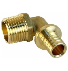Угол Royal Thermo ritable аксиальный, латунь НР 16х3/4