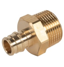 Муфта Royal Thermo ritable радиальная переходная, латунь НР 16х3/4 Муфта Royal Thermo ritable радиальная переходная, латунь НР 16х3/4