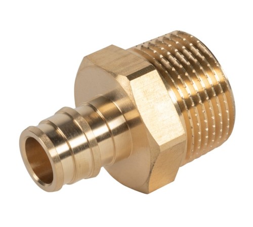 Муфта Royal Thermo ritable радиальная переходная, латунь НР 16х3/4 Муфта Royal Thermo ritable радиальная переходная, латунь НР 16х3/4