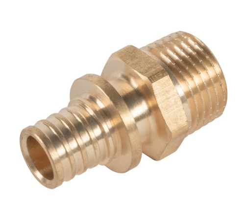 Муфта Royal Thermo ritable аксиальная соед., латунь НР 25х1 Муфта Royal Thermo ritable аксиальная соед., латунь НР 25х1