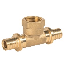 Тройник Royal Thermo ritable аксиальный, латунь ВР 16х3/4х16