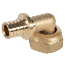 Угол Royal Thermo ritable аксиальный с нак. гайкой, латунь 16х1/2