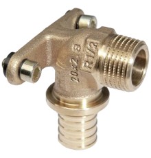 Угольник настенный с наружной резьбой 20-1/2" RX (бронза)